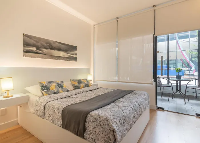 Quiet Stylish Studio, Smart Tv, Six Flags 1k Hotel *